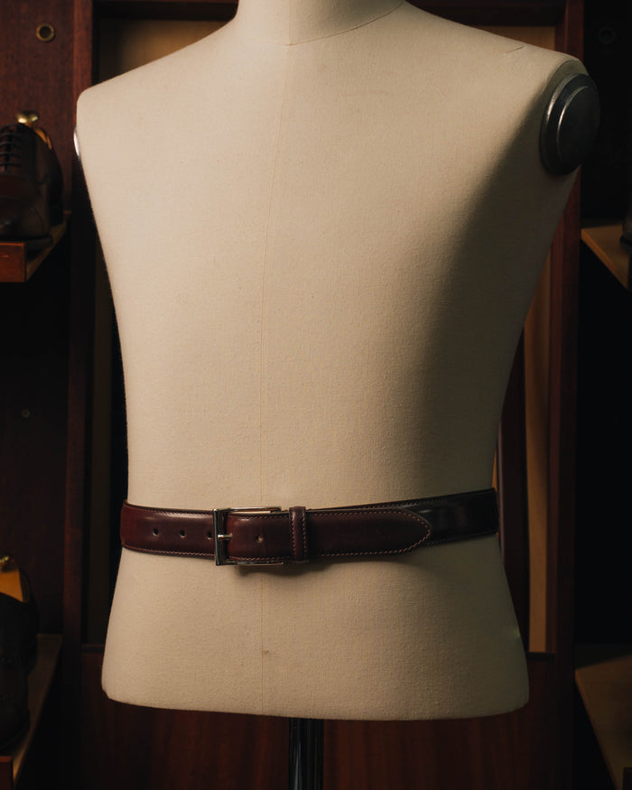 Belt Burgundy Cordovan, Crockett & Jones