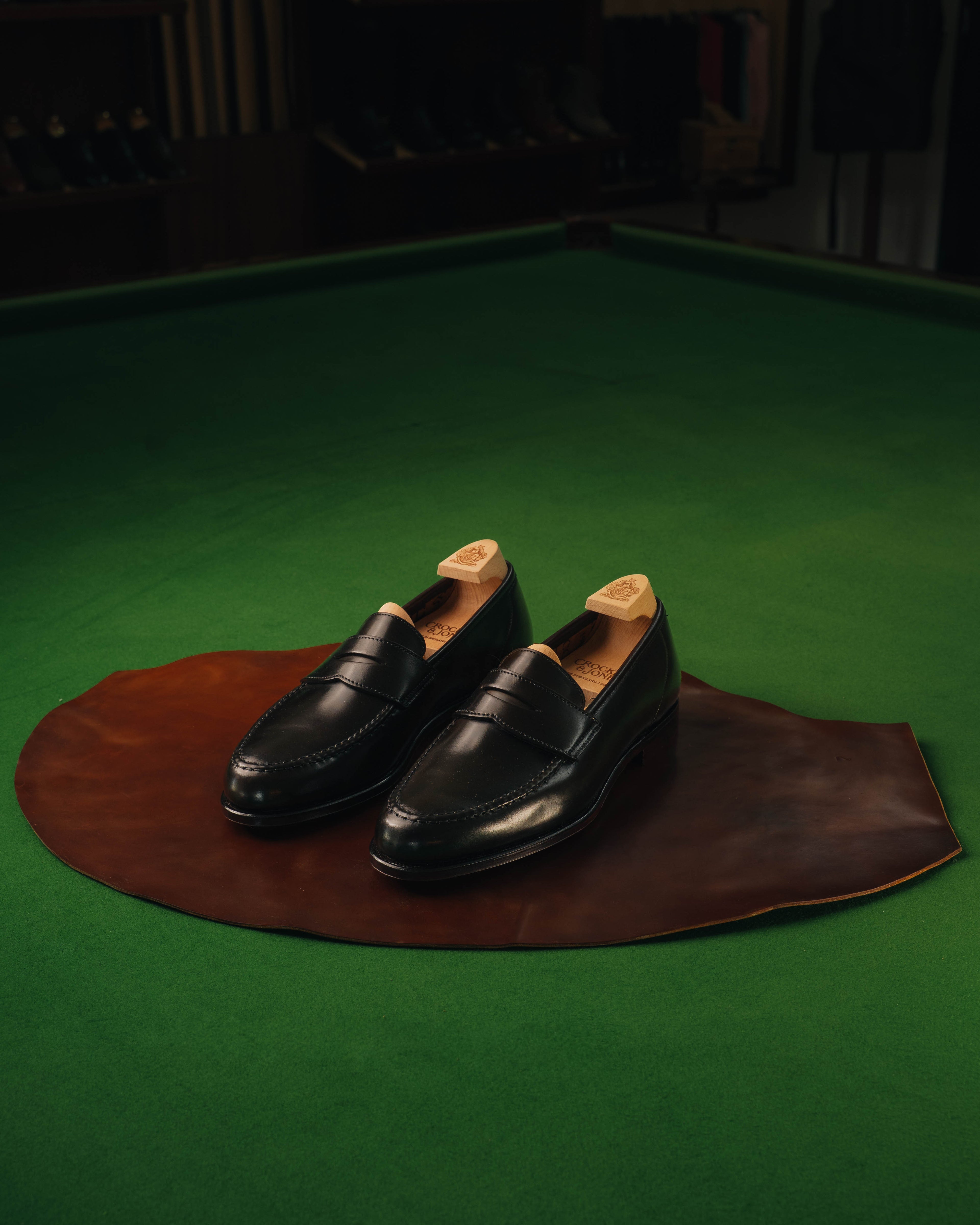 Harvard Penny Loafer, Dark Brown Cordovan, Crockett & Jones