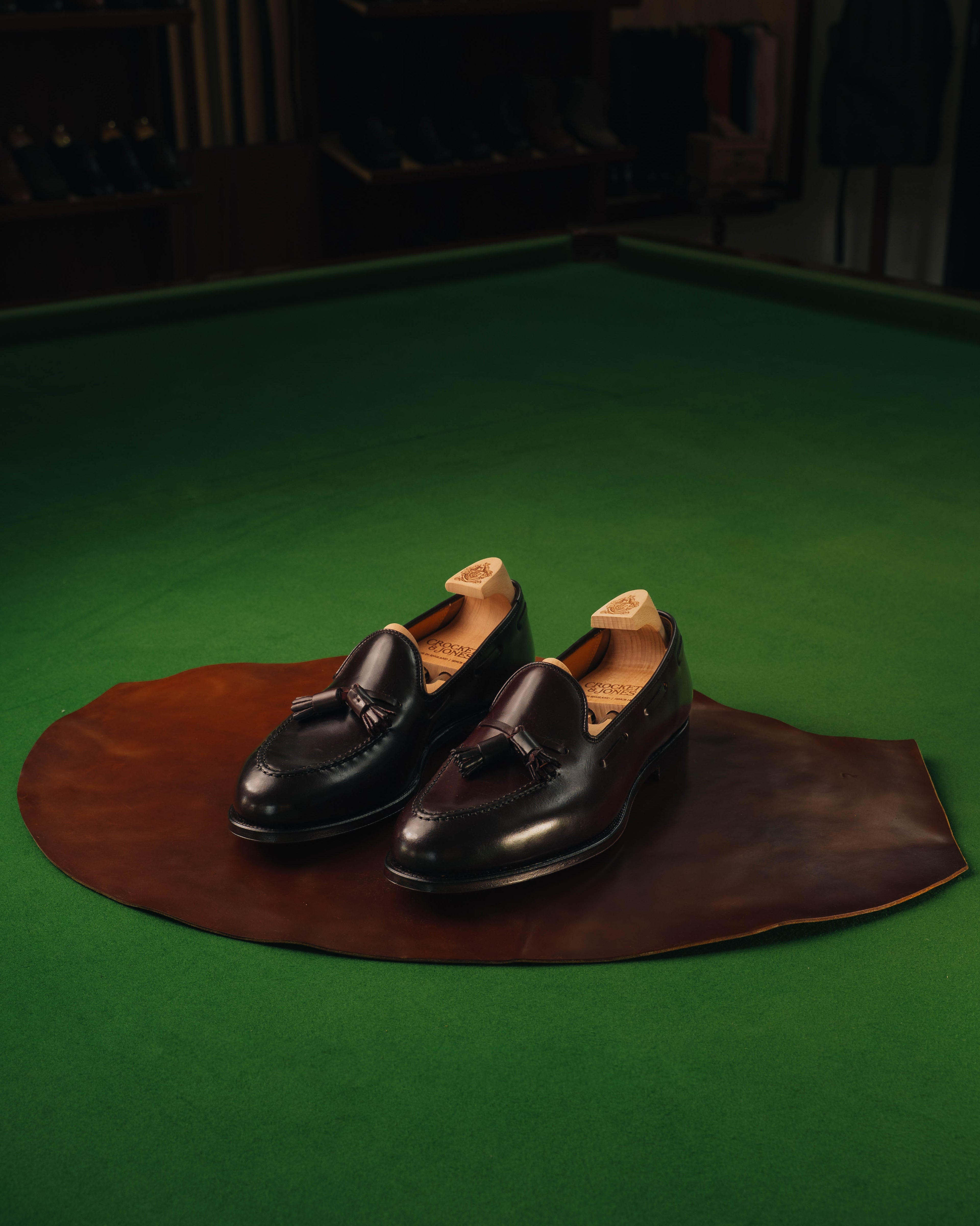 Cavendish 2 Tassel Loafer, Burgundy Cordovan, Crockett & Jones