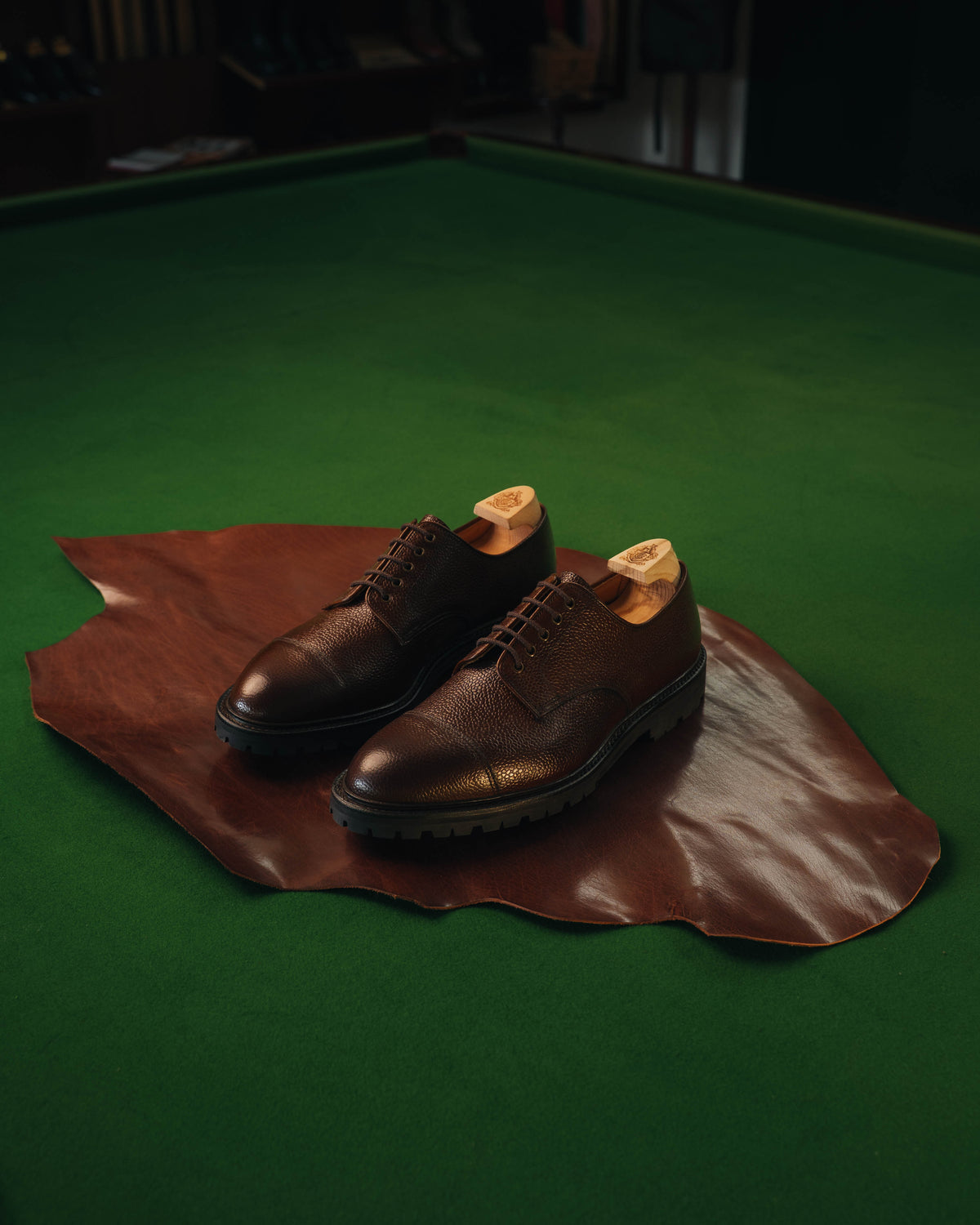 Sandhurst Debry, Dark Brown Grain 'Vibram' Crockett & Jones