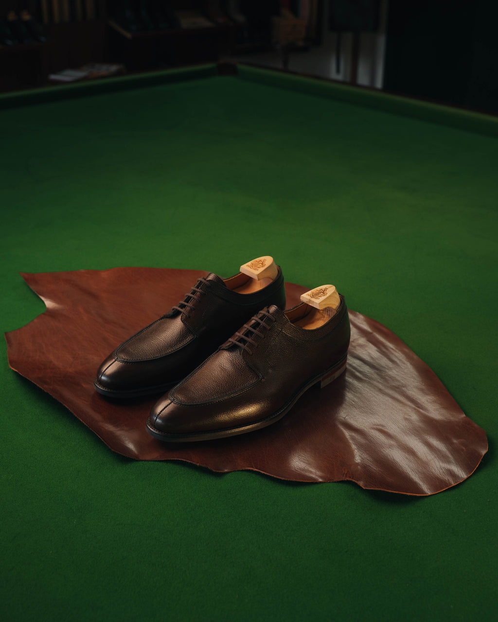 Hardwick Dark Brown Pebble Grain ‘City’ Crockett & Jones