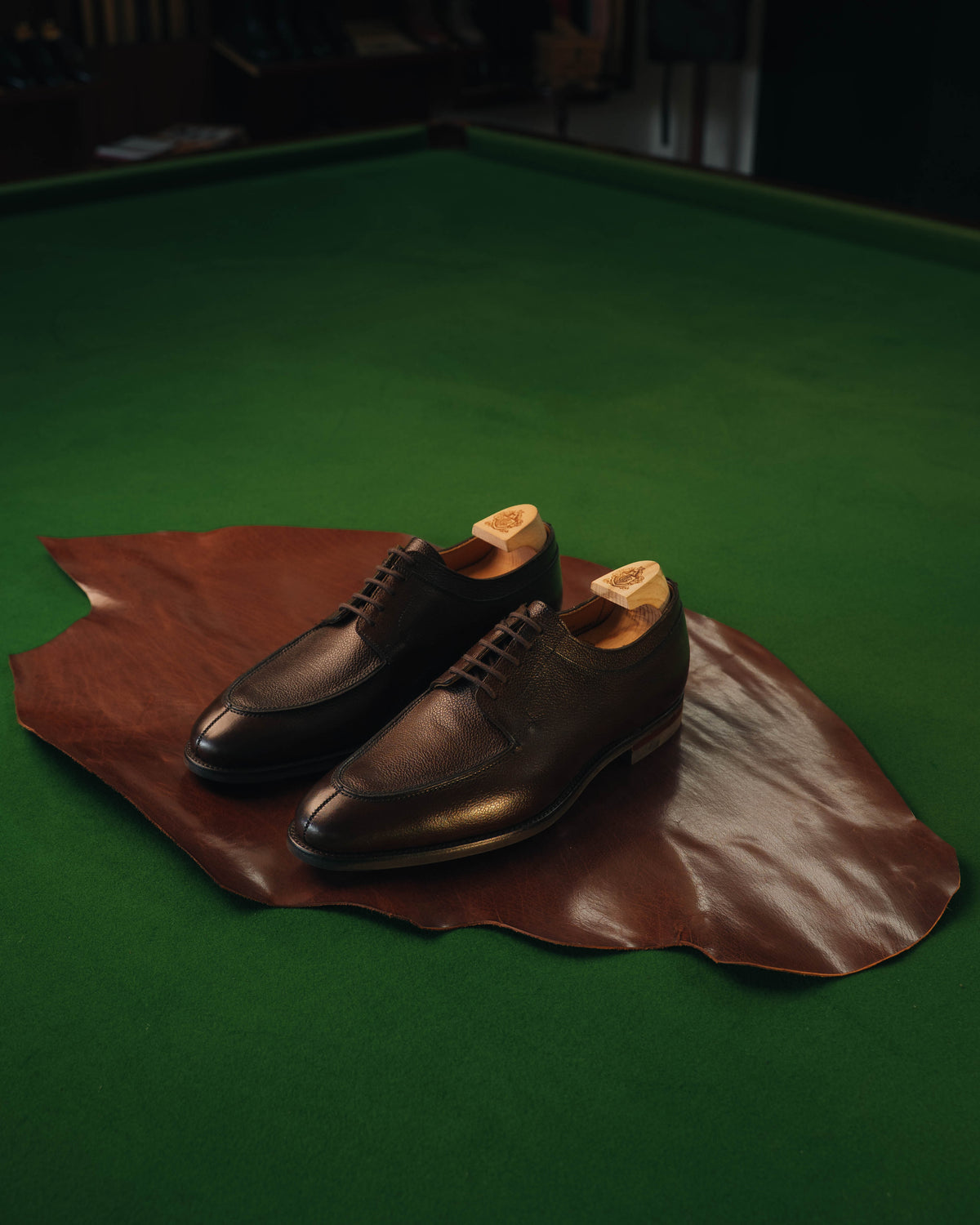 Hardwick Dark Brown Pebble Grain ‘City’ Crockett & Jones