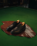 Denver Derby, Dark Brown Hatch Grain ‘Vibram’ Crockett & Jones