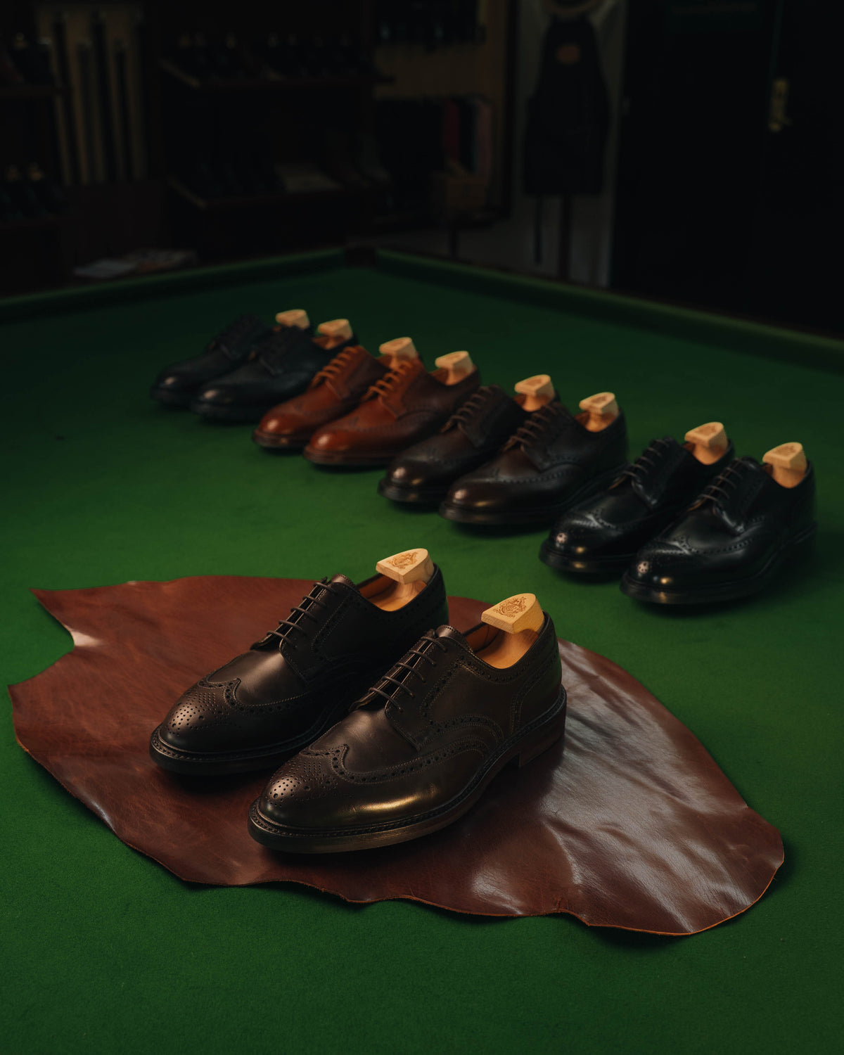 Pembroke Derby, Dark Brown Wax Calf ‘Dainite’ Crockett & Jones