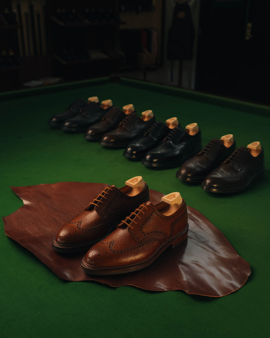 Pembroke Derby, Tan Scotch Grain 'Dainite' (E & G Widht) Crockett & Jones