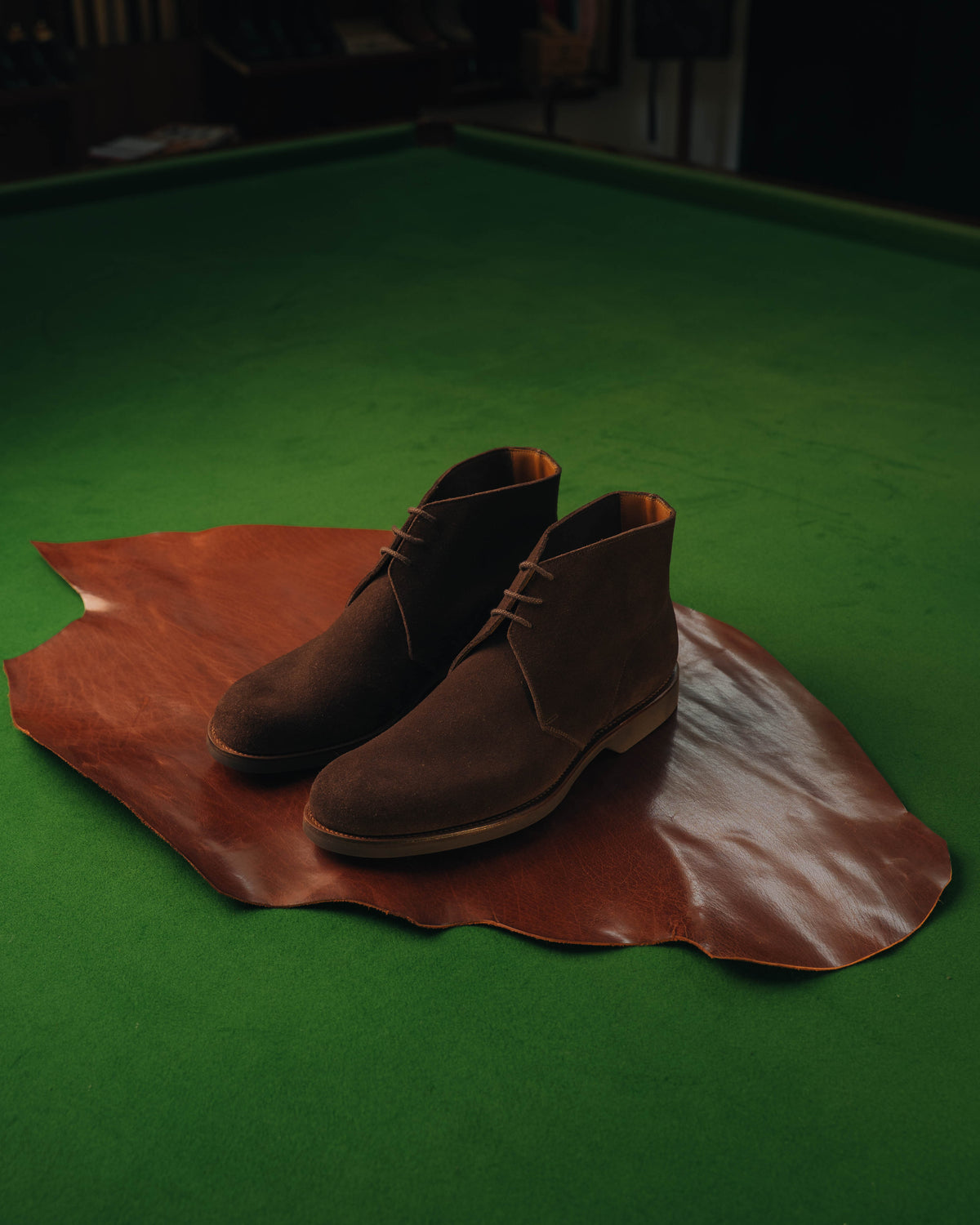 Chukka 4 Boot Dark Brown Suede ‘Wedge’ Crockett & Jones