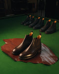 Chelsea 5 Boot, Dark Brown Wax Calf 'Dainite' by Crockett & Jones