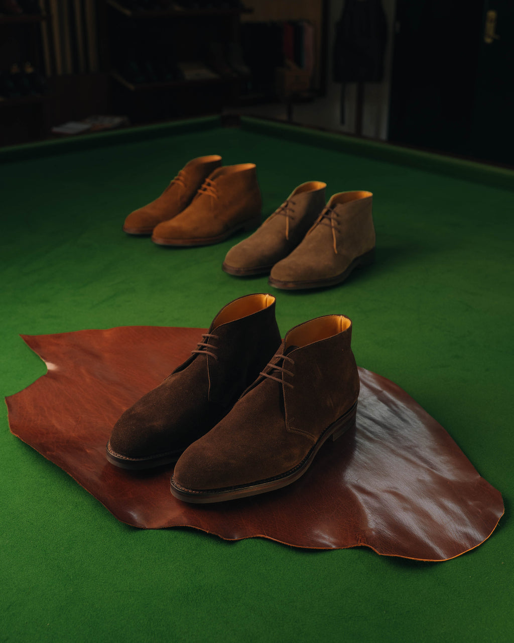 Chiltern Boot, Dark Brown Suede ‘Dainite’ (E & G-Vidd) Crockett & Jones