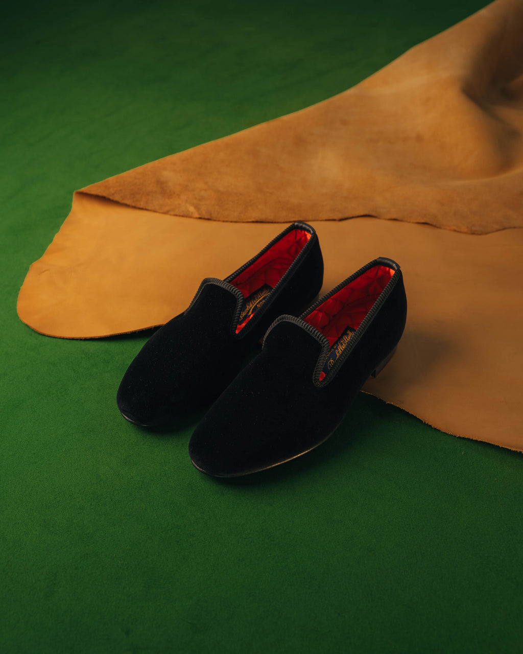 Albert Slipper Plain Black, Bowhill & Elliott
