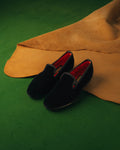 Albert Slipper Plain Black, Bowhill & Elliott