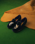 Albert Slipper Navy Shark, Bowhill & Elliott