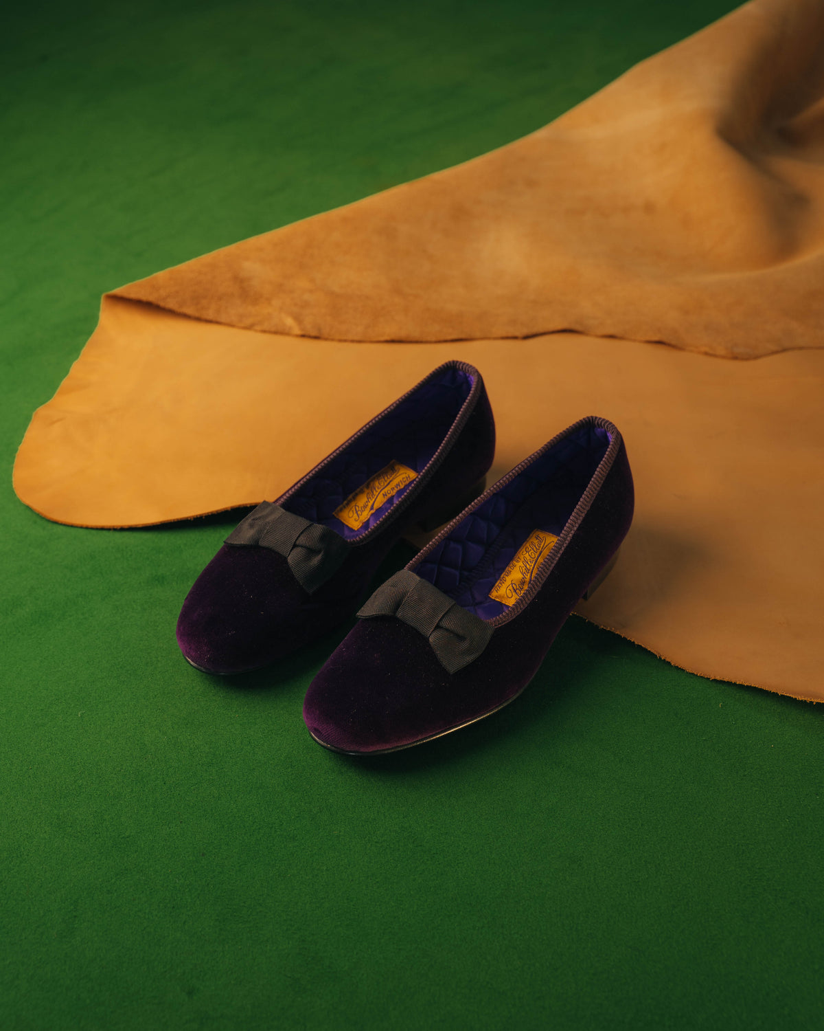 Opera Pump Purple Velvet, Bowhill & Elliott