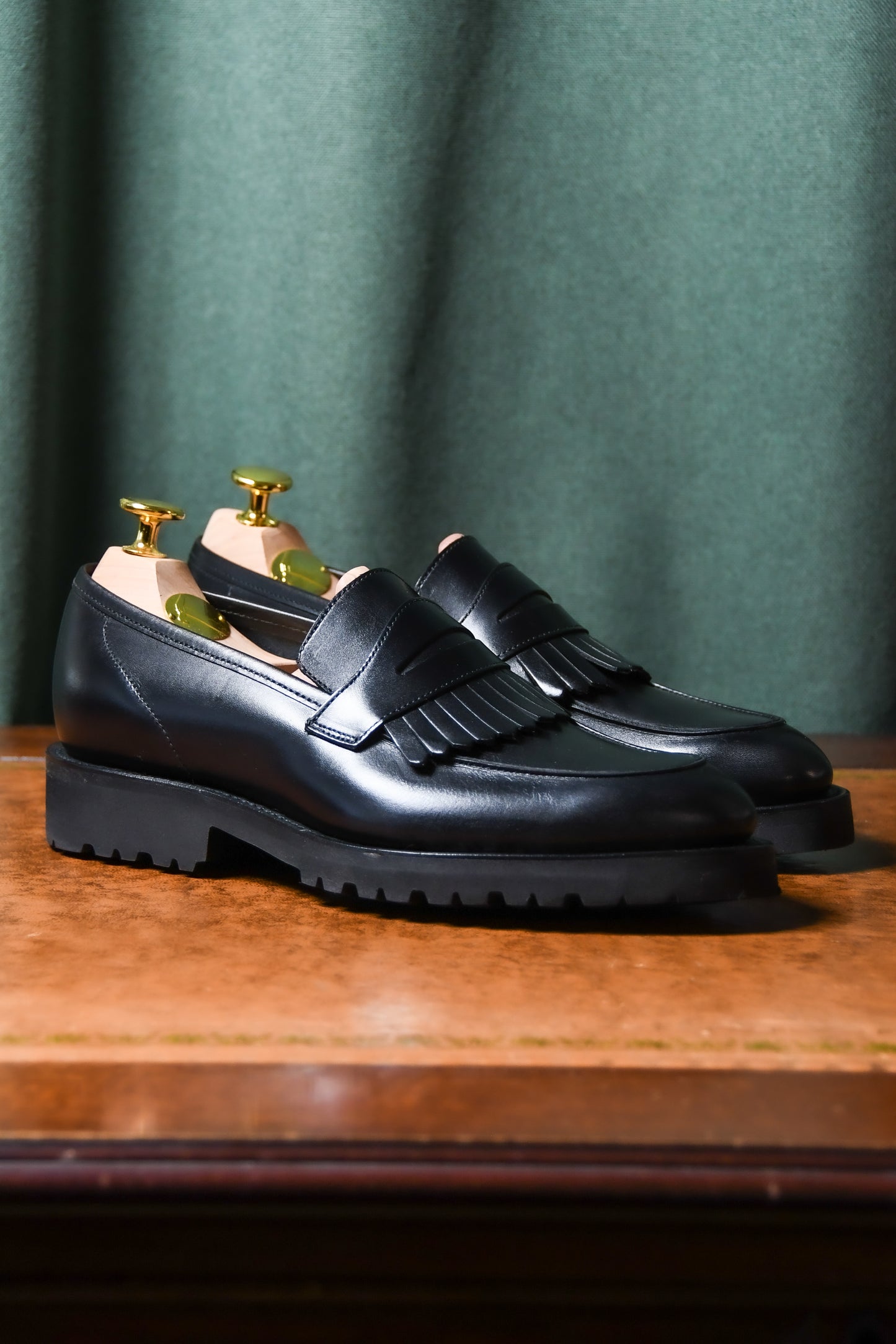 Julia Black Calf 'Vibram' Crockett & Jones