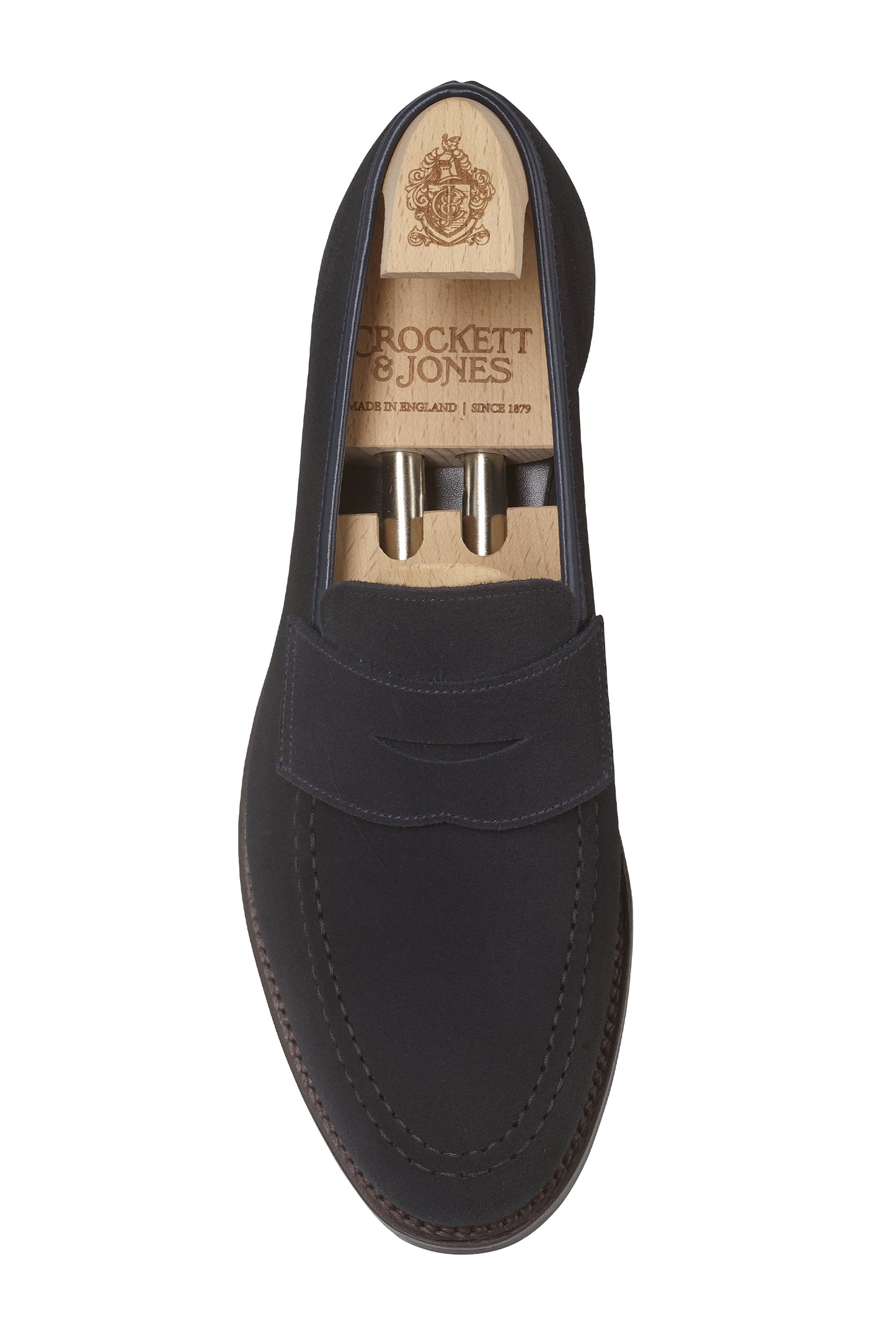 Harvard II Navy Suede 'City' Crockett & Jones