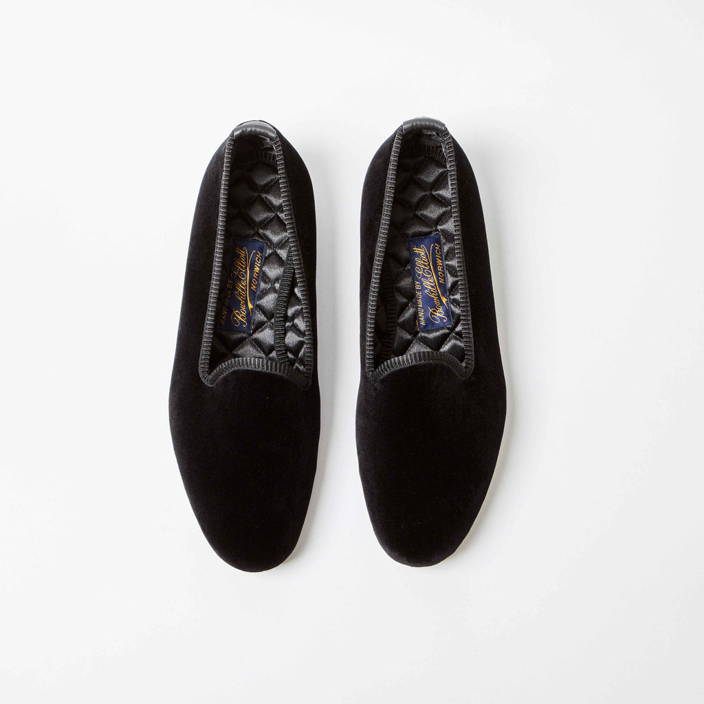 Bespoke Monogram Velvet Slipper, Bowhill & Elliott