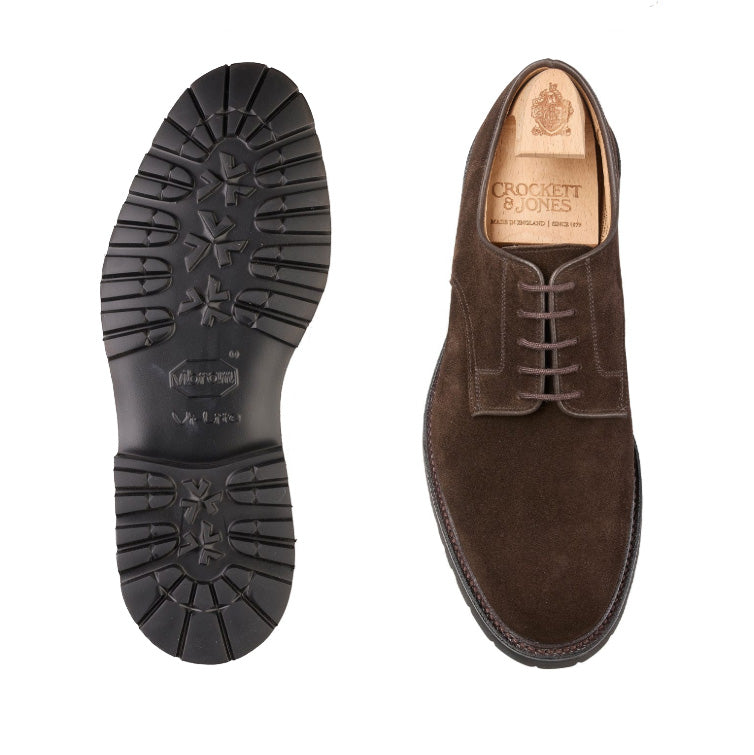 Windermere Dark Brown Suede ‘Vibram’ Crockett & Jones