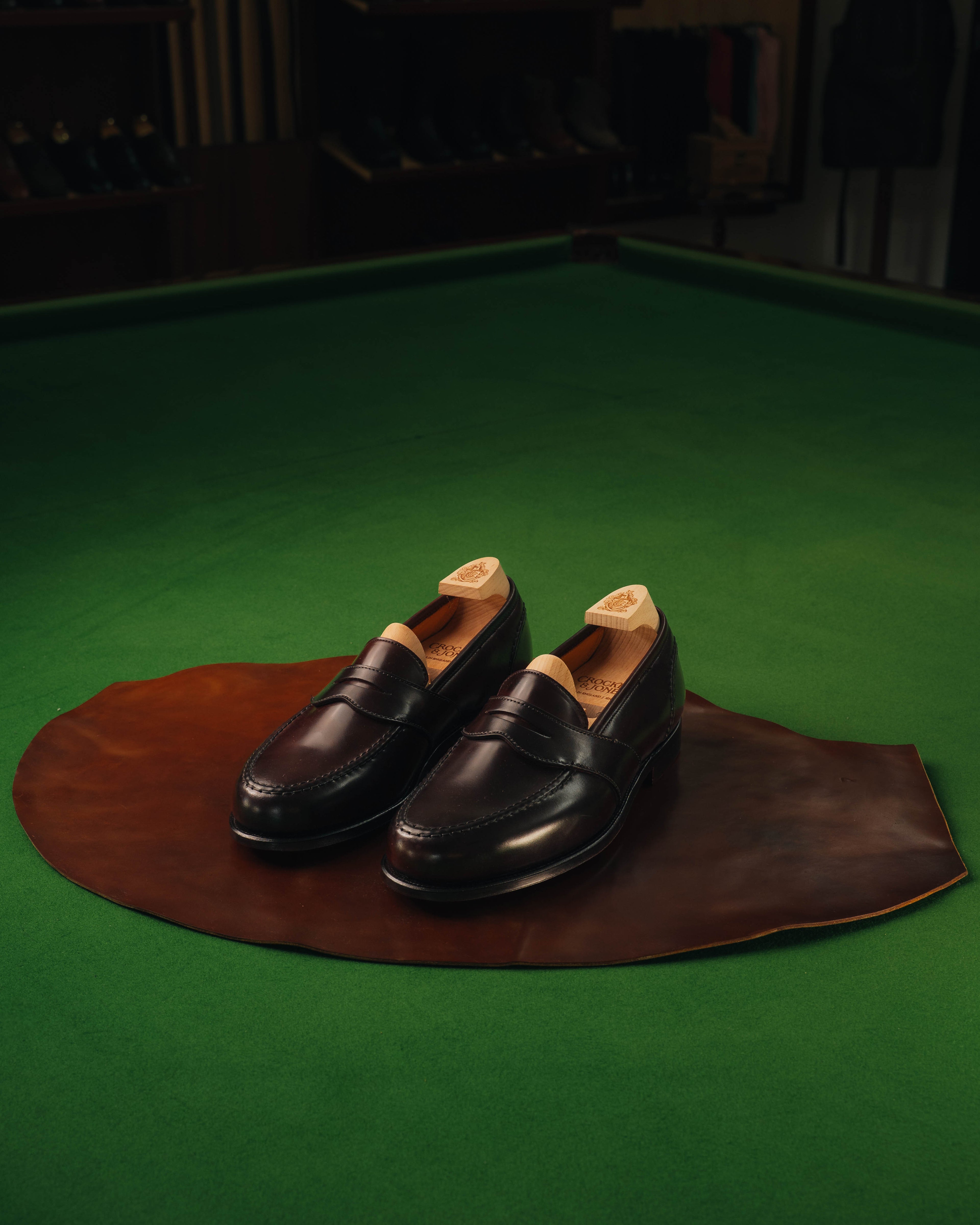 Harvard Penny Loafer, Dark Brown Cordovan, Crockett & Jones
