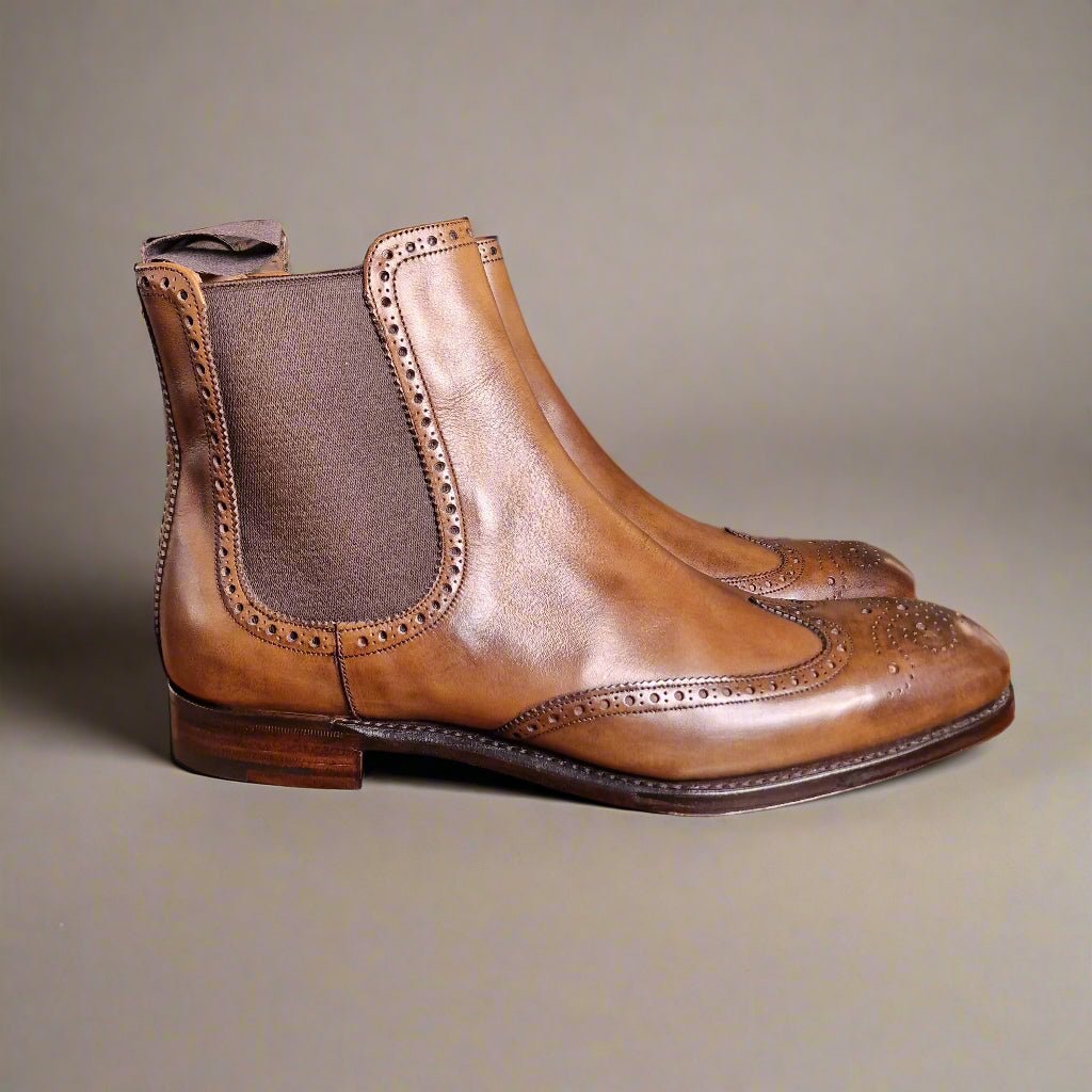 Albert 2 Chelsea Boot, Brown Calf (8F) Joseph Cheaney & Sons - Hammargruppen