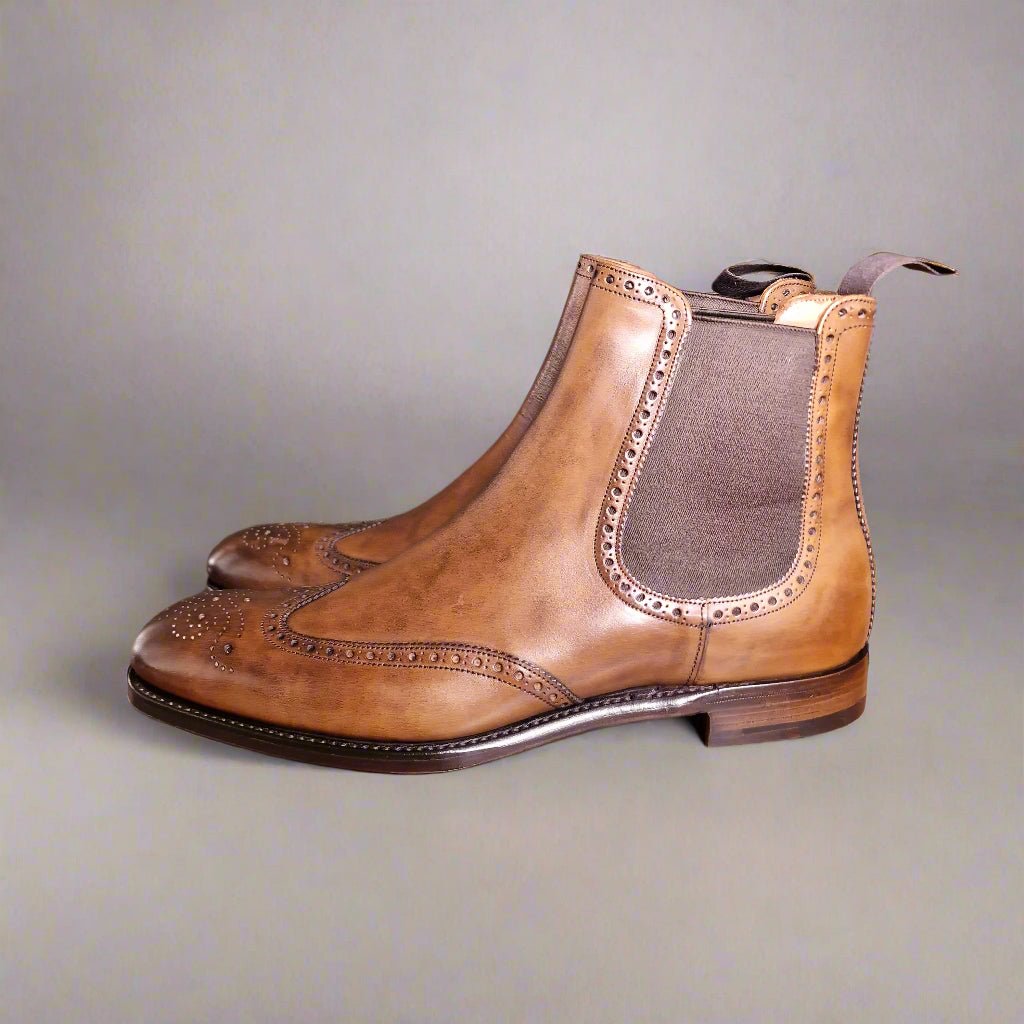 Albert 2 Chelsea Boot, Brown Calf (8F) Joseph Cheaney & Sons - Hammargruppen