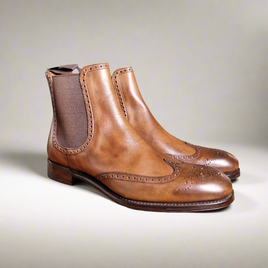 Albert 2 Chelsea Boot, Brown Calf (8F) Joseph Cheaney & Sons - Hammargruppen