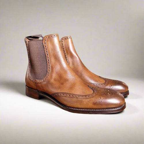 Albert 2 Chelsea Boot, Brown Calf (8F) Joseph Cheaney & Sons - Hammargruppen