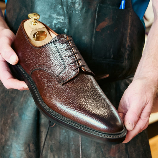 Ashdown Derby, Dark Brown Country Calf Grain ‘Dainite’ Crockett & Jones - Hammargruppen