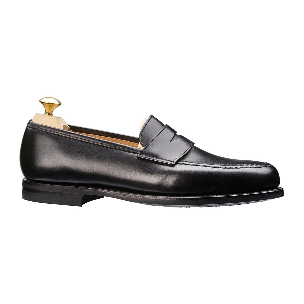 Boston Penny Loafer, Black Calf 'City' Crockett & Jones - Hammargruppen