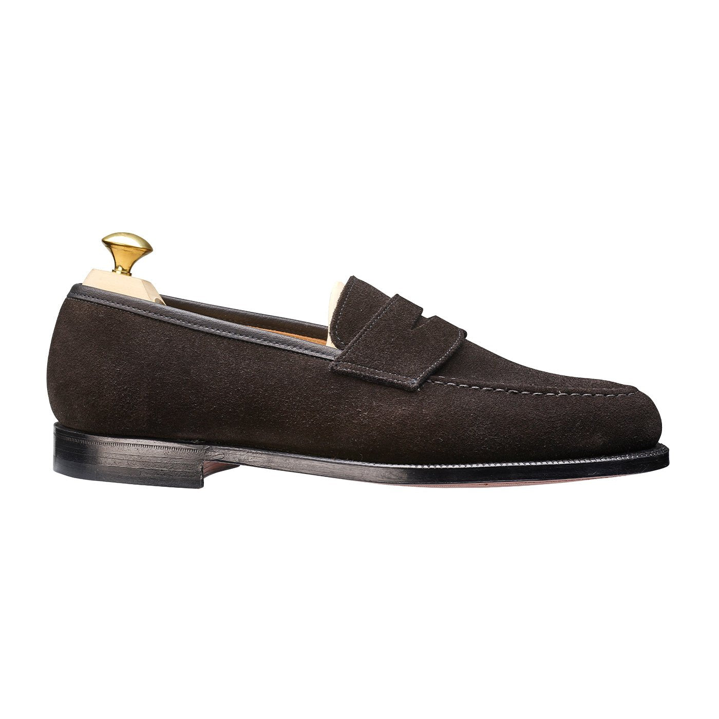 Boston Penny Loafer, Black Suede, Crockett & Jones - Hammargruppen