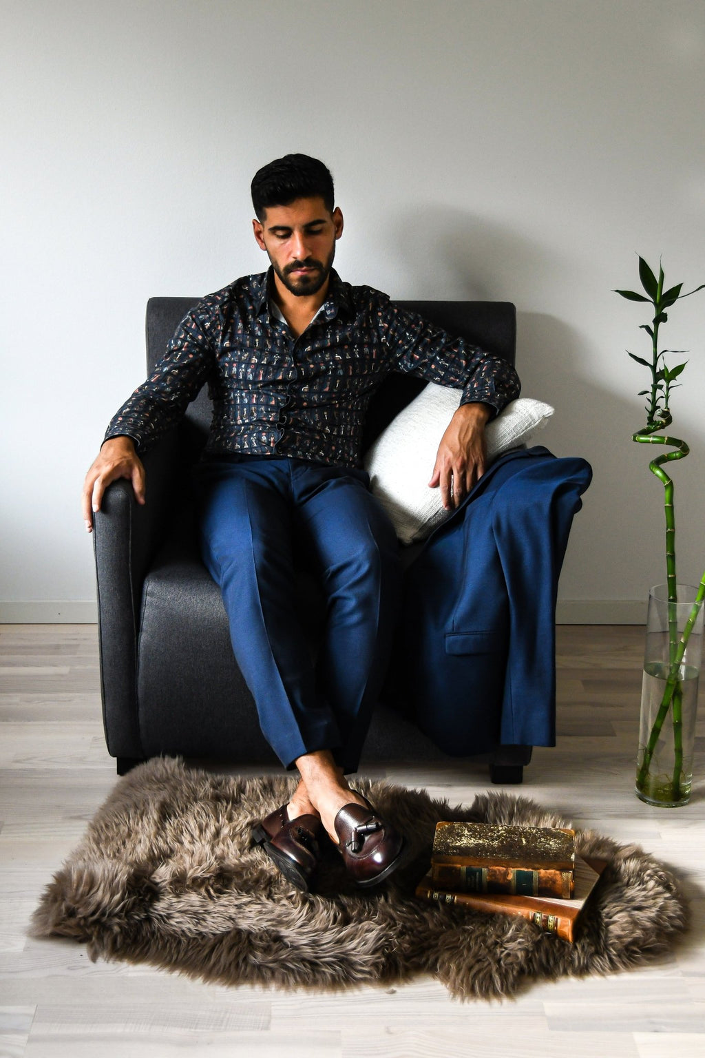 Cavendish 2 Tassel Loafer, Dark Brown Pebble Grain ‘City’ Crockett & Jones - Hammargruppen