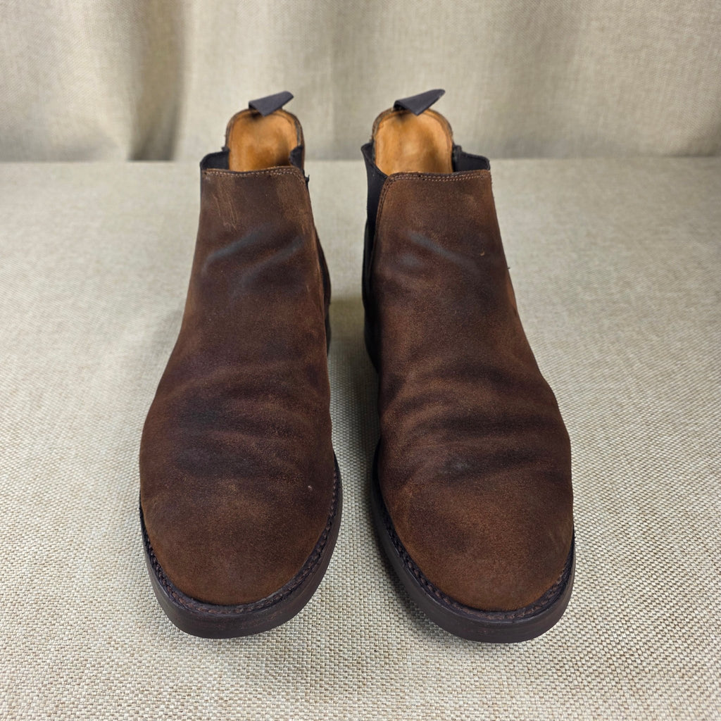 Chelsea 5 Boot, Dark Brown Rough - Out Suede ‘Dainite’ (8,5E) Crockett & Jones - Hammargruppen