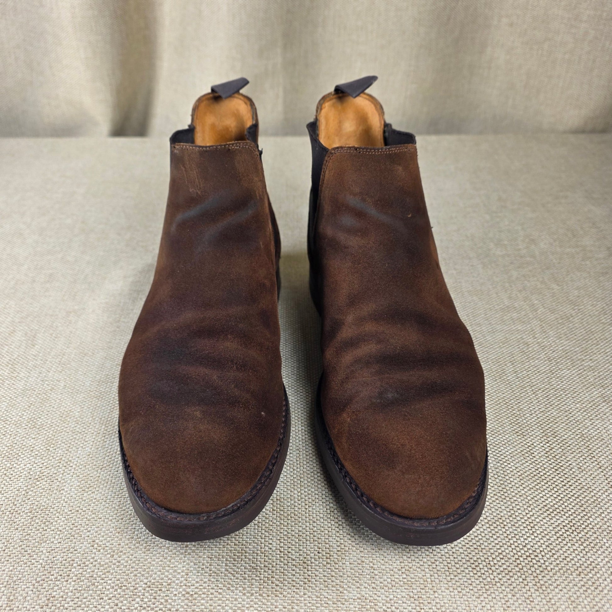 Chelsea 5 Boot, Dark Brown Rough - Out Suede ‘Dainite’ (8,5E) Crockett & Jones - Hammargruppen