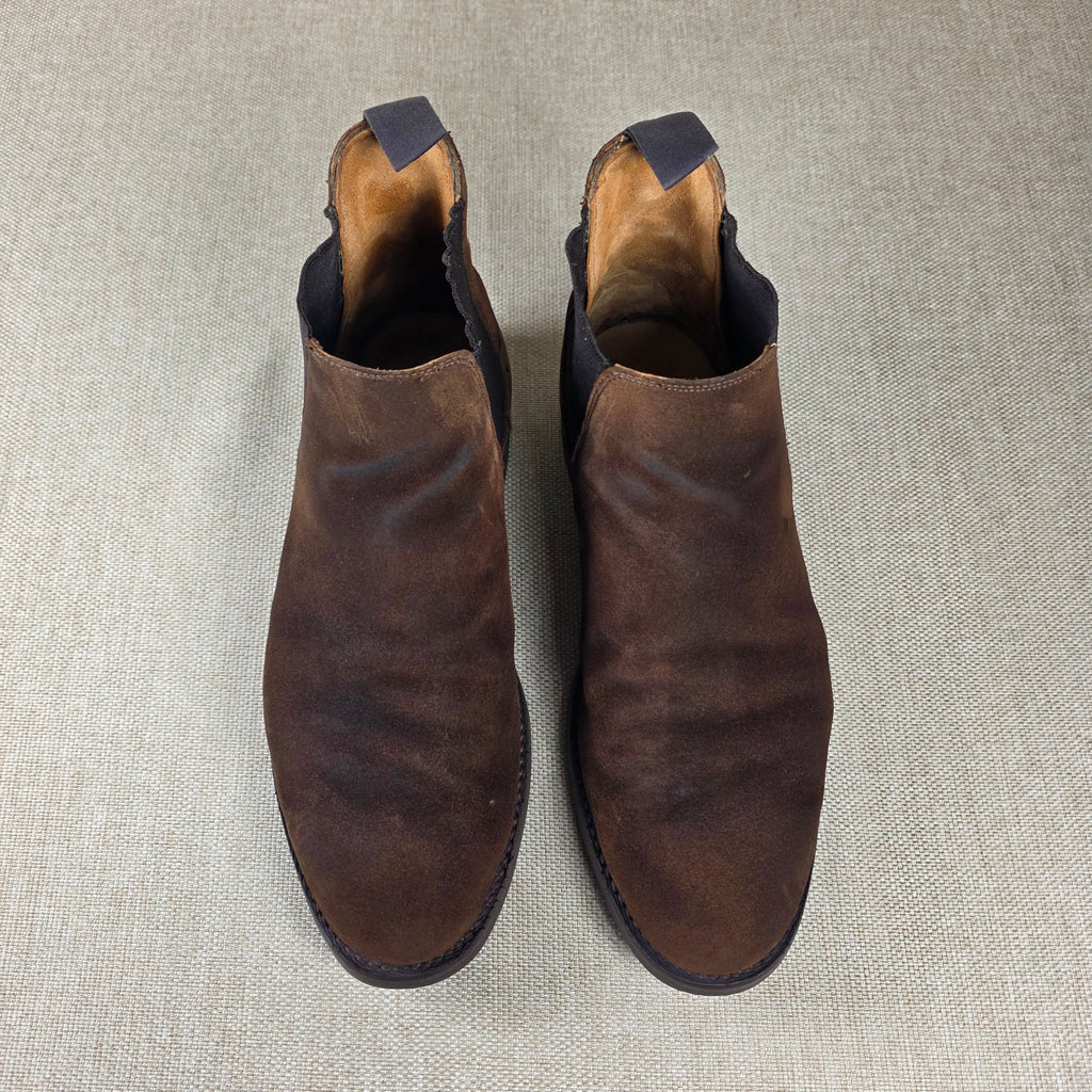 Chelsea 5 Boot, Dark Brown Rough - Out Suede ‘Dainite’ (8,5E) Crockett & Jones - Hammargruppen