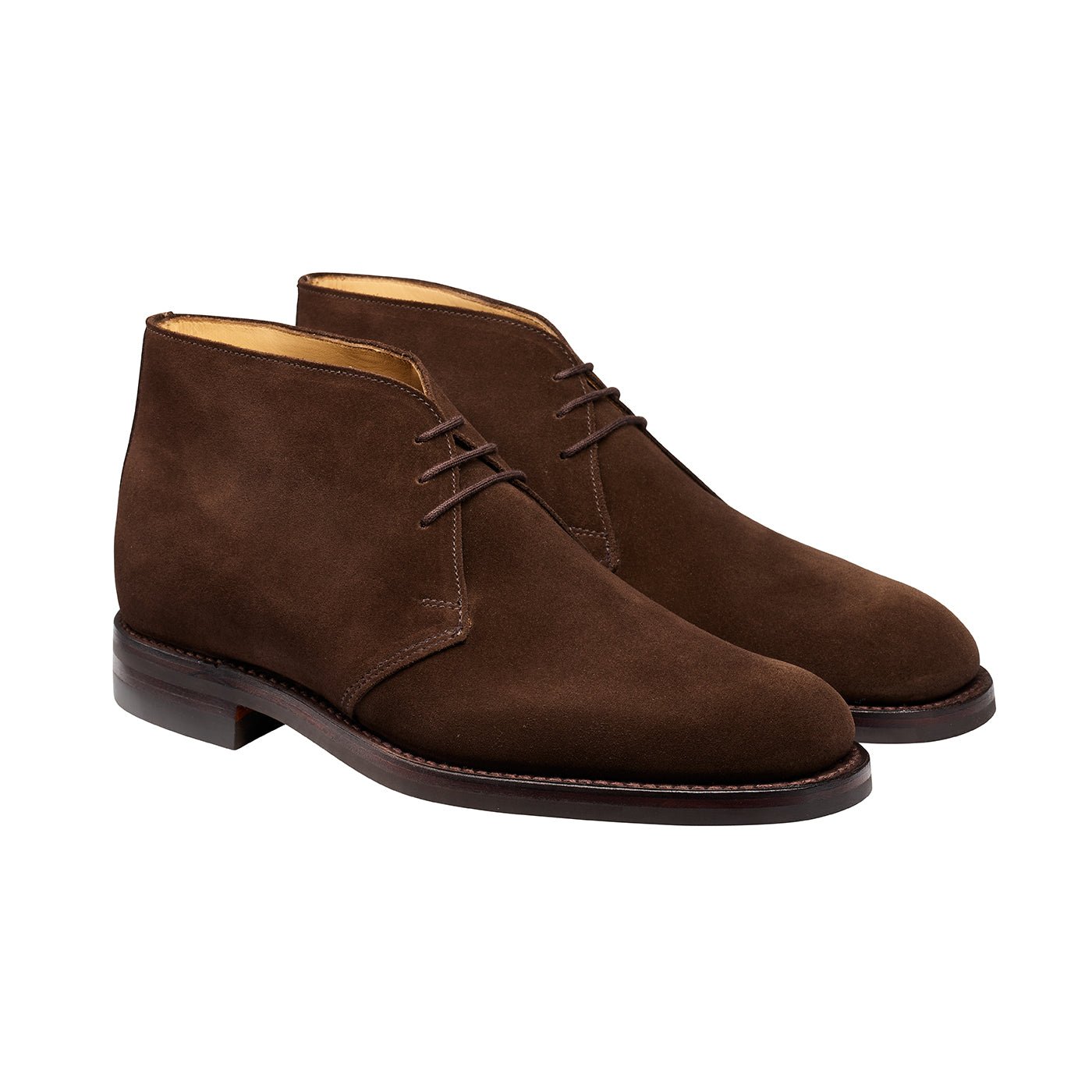 Chiltern Boot, Dark Brown Suede ‘Dainite’ Crockett & Jones - Hammargruppen