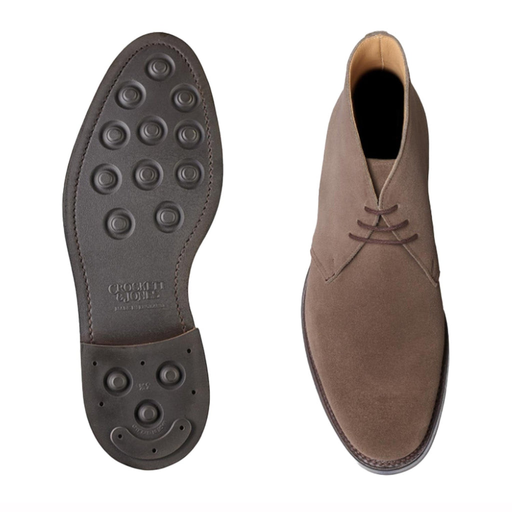 Chiltern Chukka Boot, Slate Suede ‘Dainite’ Crockett & Jones - Hammargruppen