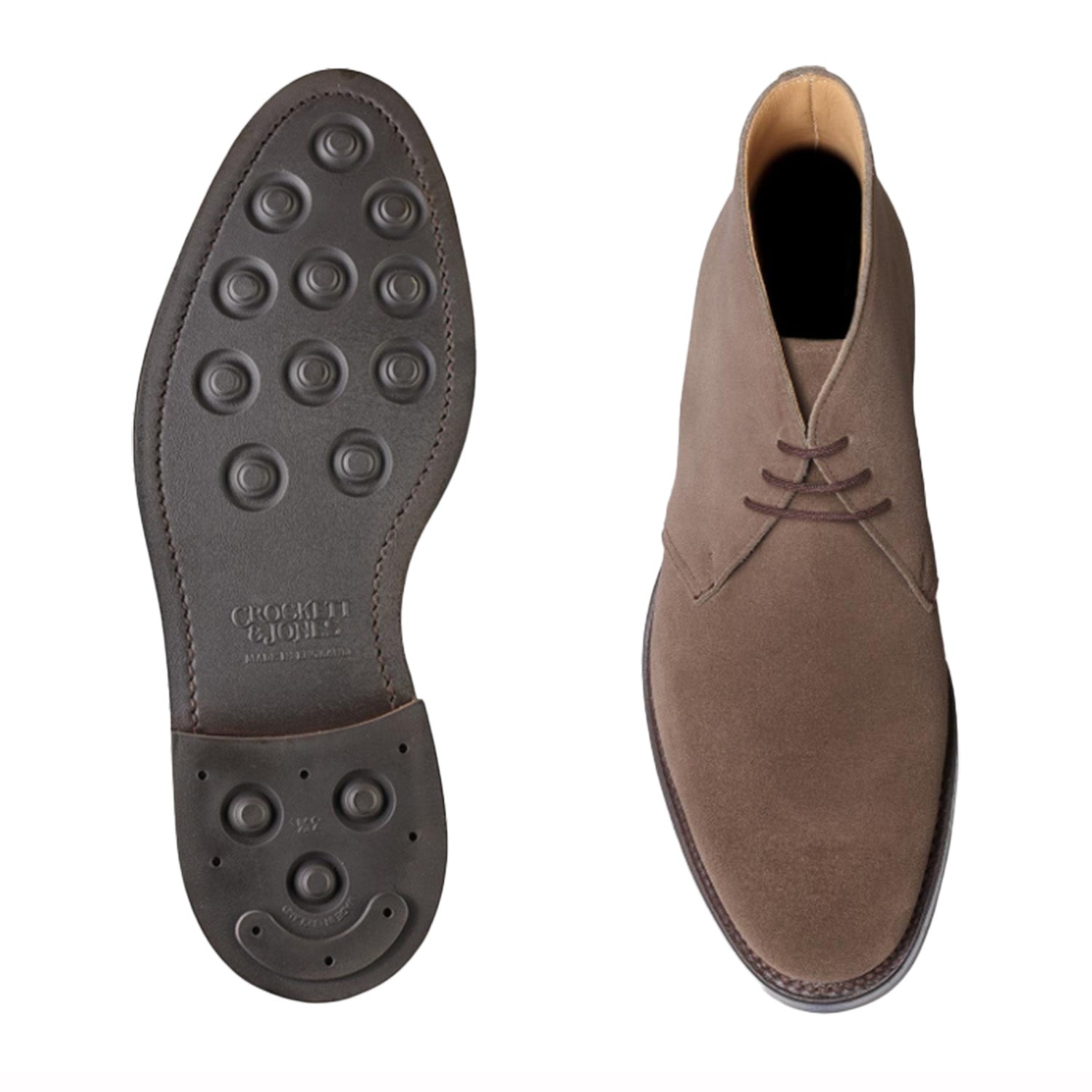 Chiltern Chukka Boot, Slate Suede ‘Dainite’ Crockett & Jones - Hammargruppen