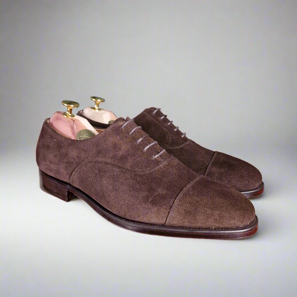 Connaught Dark Brown Suede (6E) Crockett & Jones - Hammargruppen