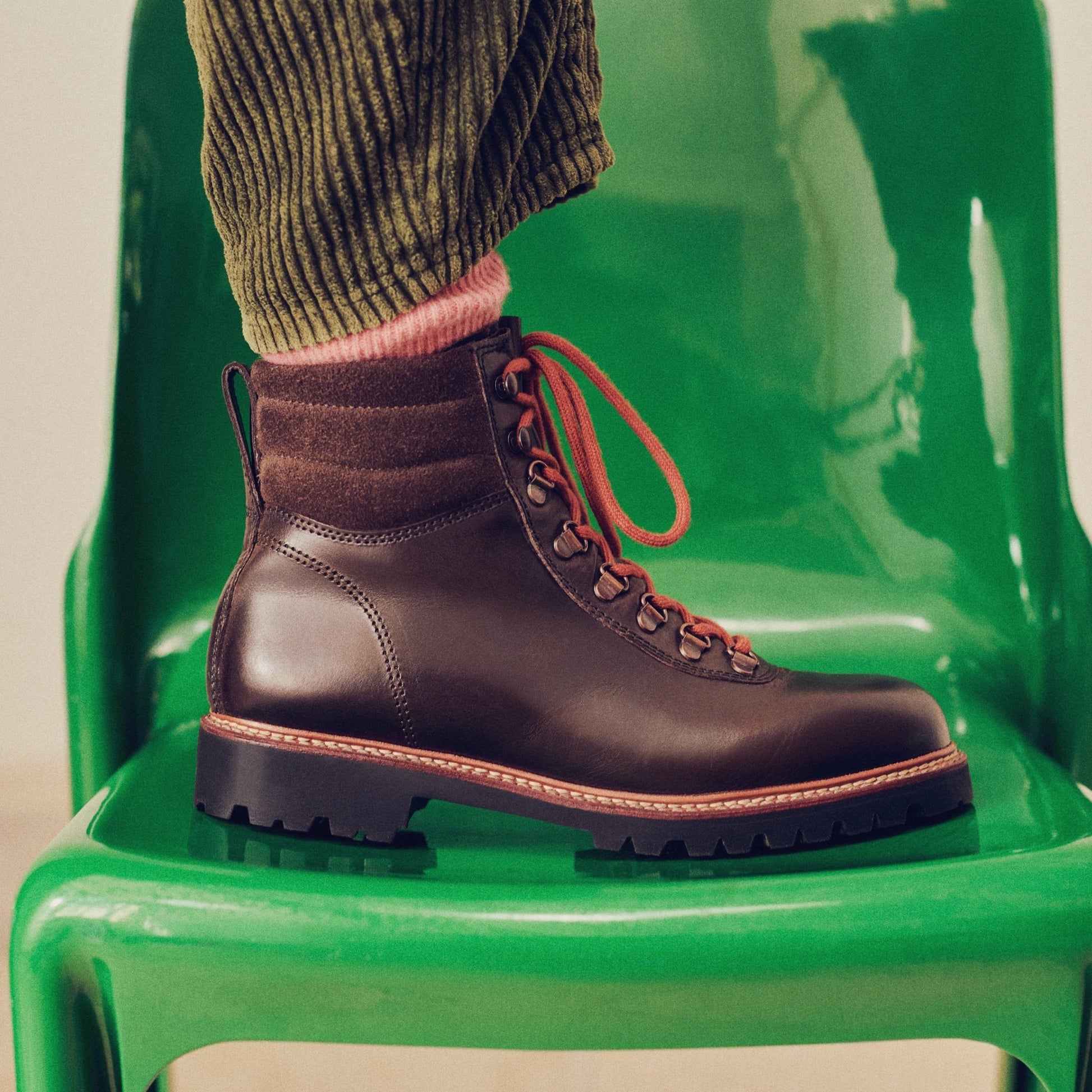 Gebirgsjäger Boot, Dark Brown Calf, Searling lining, Ludwig Reiter - Hammargruppen