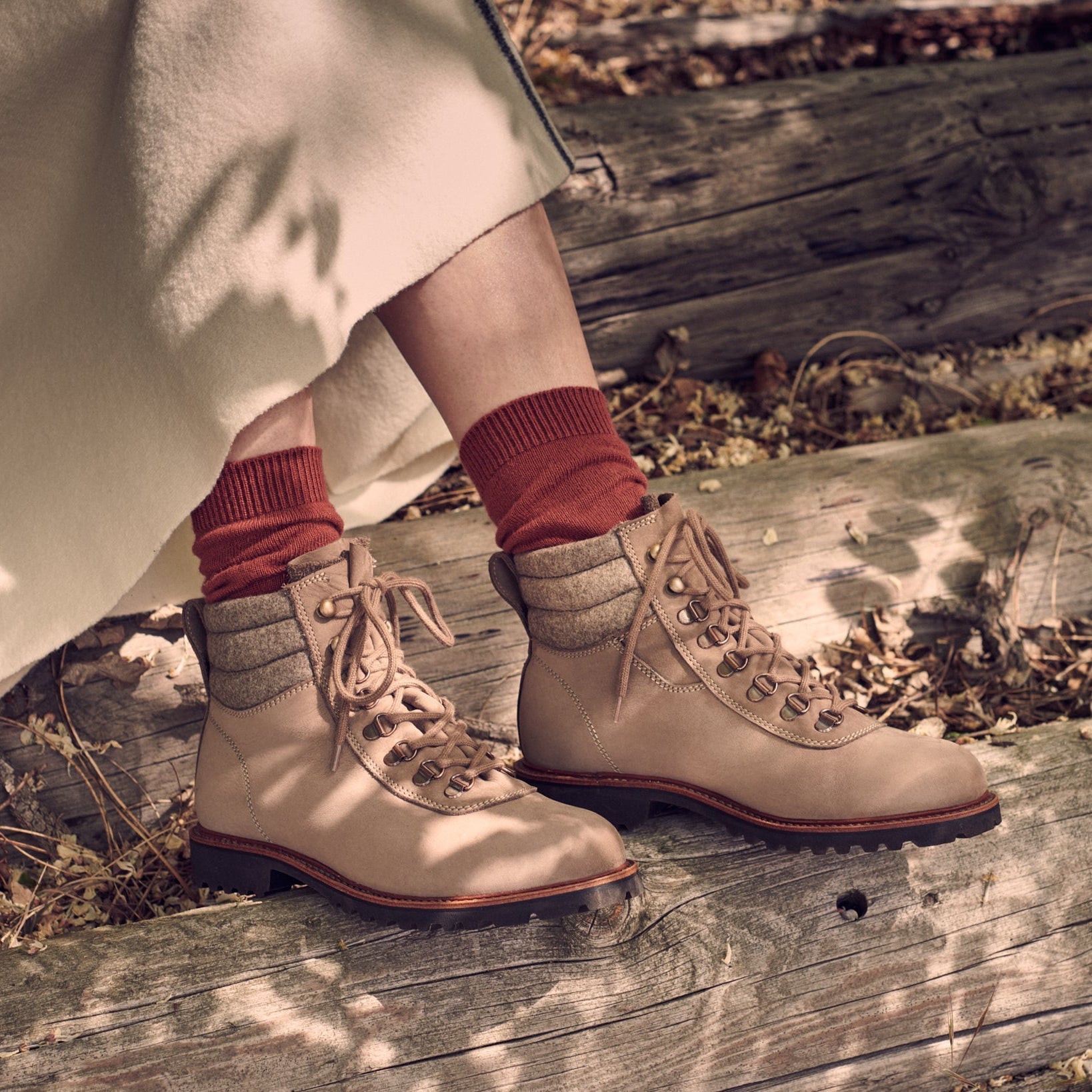 Gebirgsjäger Boot, Khaki Nubuck, Ludwig Reiter - Hammargruppen