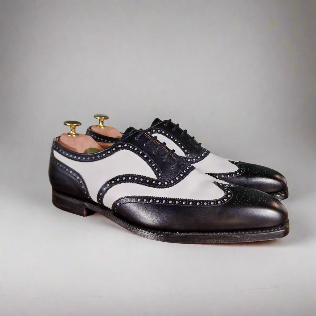 Gerrard Black & White Calf (8,5F & 12F) Crockett & Jones - Hammargruppen