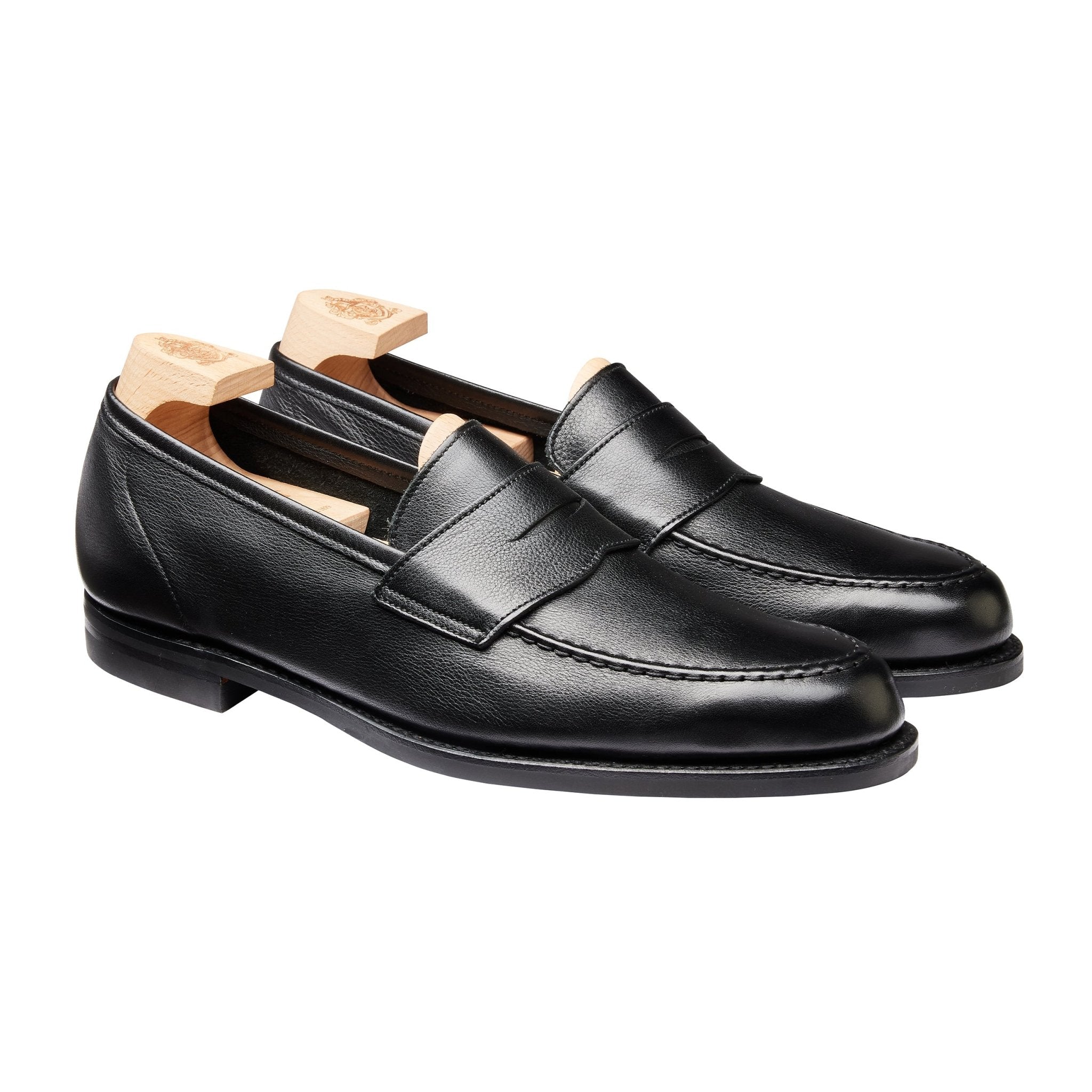 Harvard 2 Penny Loafer, Black Milled Calf ‘City’ Crockett & Jones - Hammargruppen