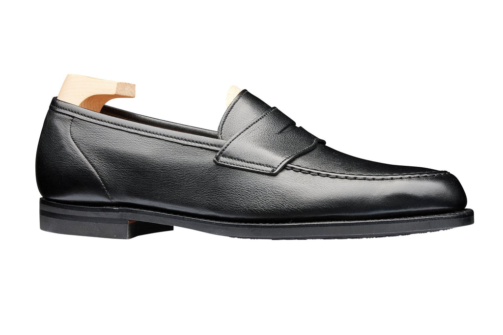 Harvard 2 Penny Loafer, Black Milled Calf ‘City’ Crockett & Jones - Hammargruppen