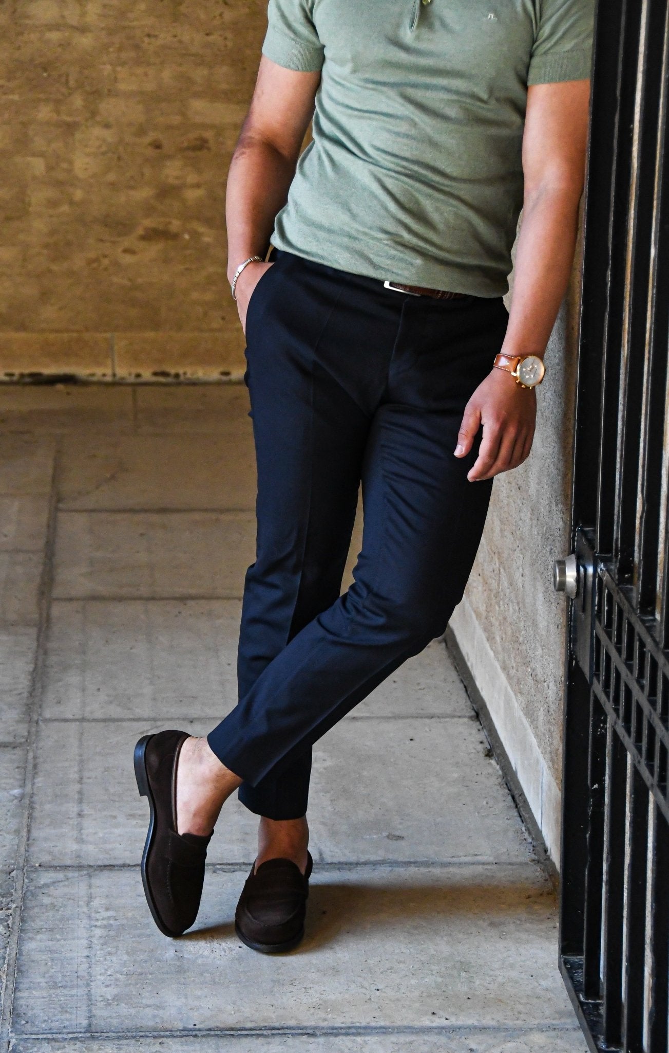 Harvard 2 Penny Loafer, Dark Brown Suede ‘City’ Crockett & Jones - Hammargruppen