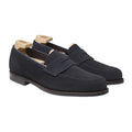 Harvard 2 Penny Loafer, Navy Suede ‘City’ Crockett & Jones - Hammargruppen