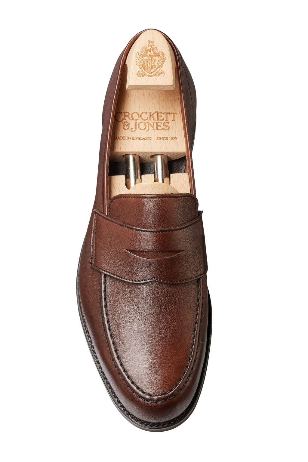 Harvard 2 Penny Loafer, Walnut Milled Calf ‘City’ Crockett & Jones - Hammargruppen