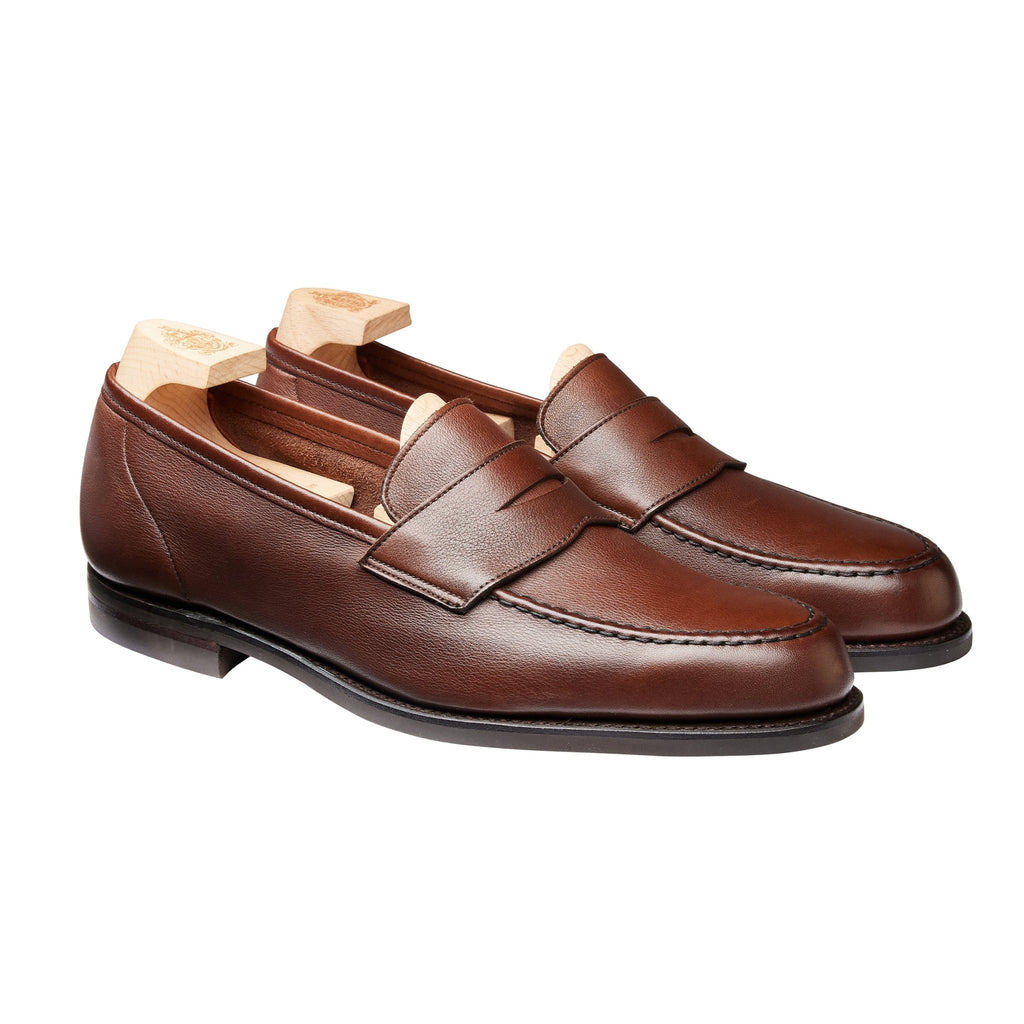 Harvard 2 Penny Loafer, Walnut Milled Calf ‘City’ Crockett & Jones - Hammargruppen