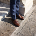 Harvard 2 Penny Loafer, Walnut Milled Calf ‘City’ Crockett & Jones - Hammargruppen