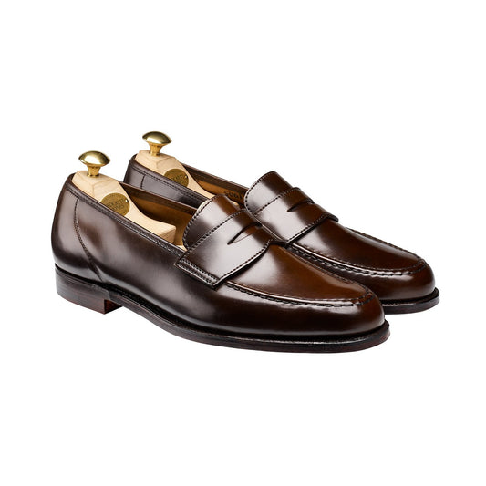 Harvard Penny Loafer, Dark Brown Cordovan, Crockett & Jones - Hammargruppen