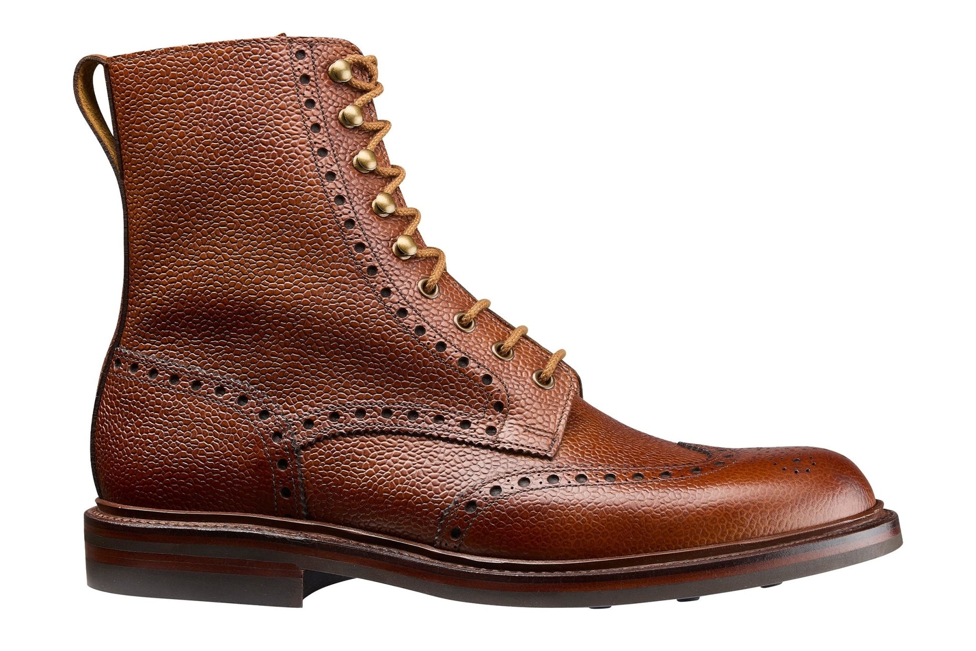 Islay Derby Boot, Tan Scotch Grain ‘Dainite’ Crockett & Jones - Hammargruppen