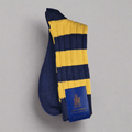 Marinblå & Gul Randig Strumpa, Large, Scott - Nichol - Hammargruppen