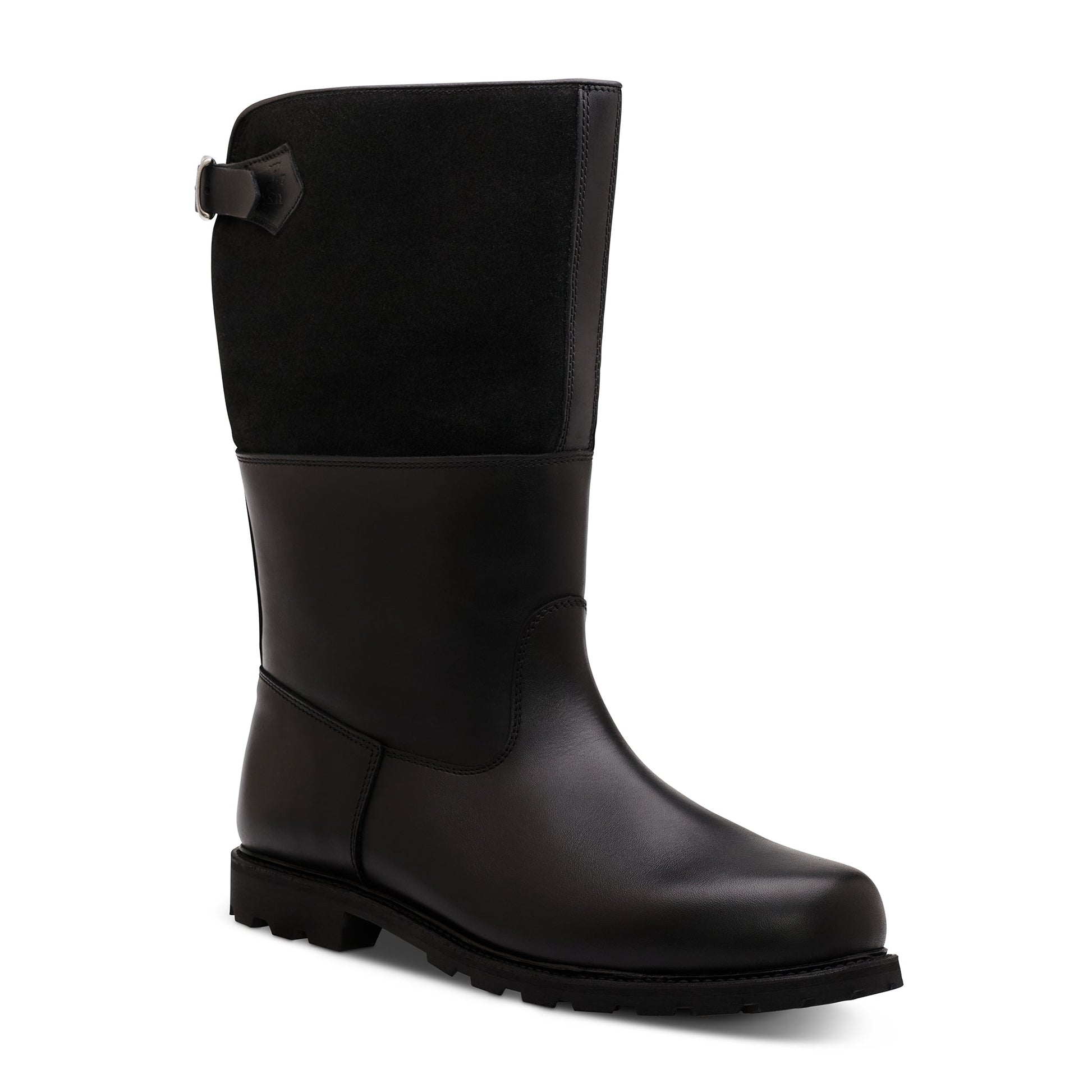 Maronibrater Boot, Black Calf Suede, Searling lining, Ludwig Reiter - Hammargruppen